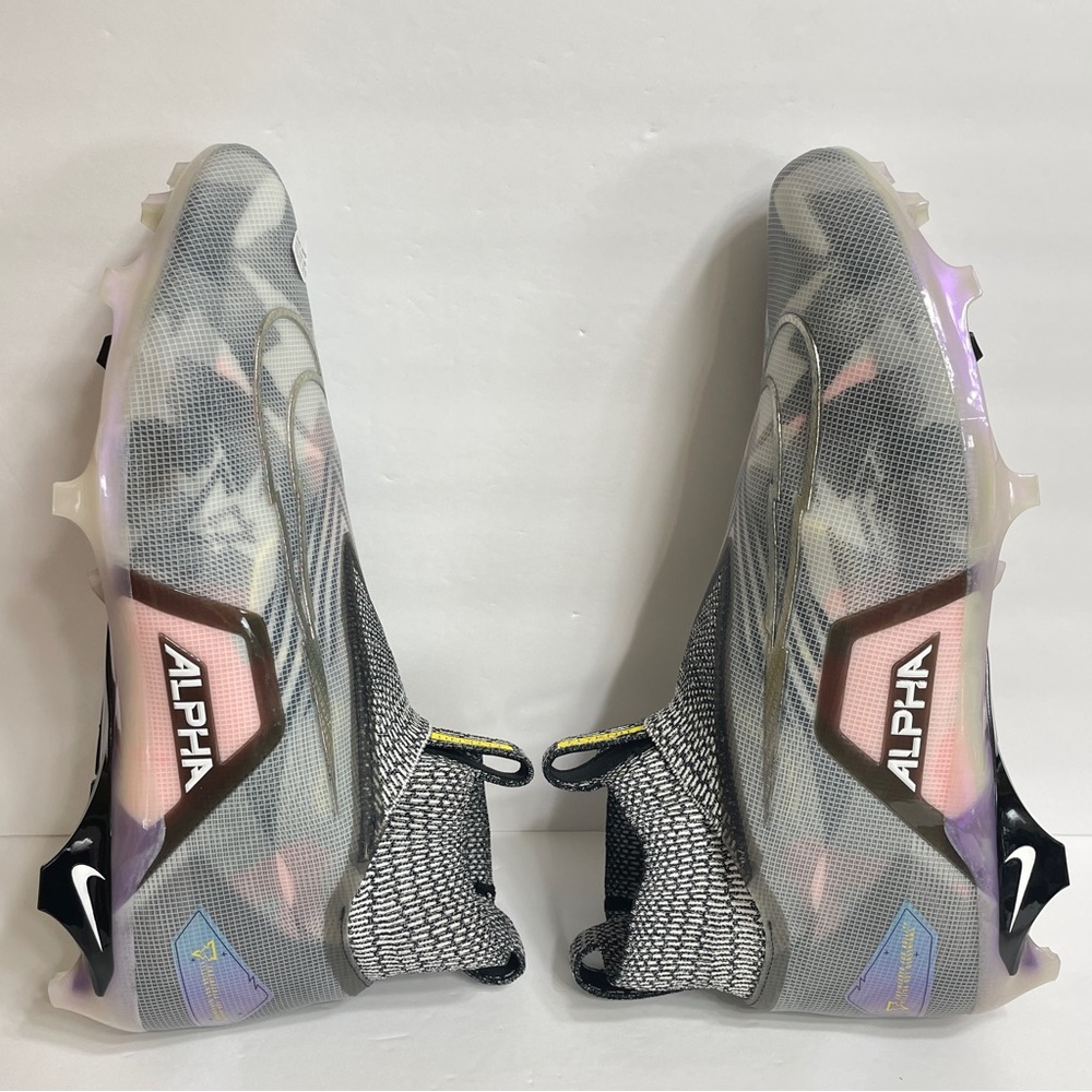 Nike Alpha Menace Elite 3 RW Wolf Grey Football Cleats Size 18 CV0578-001